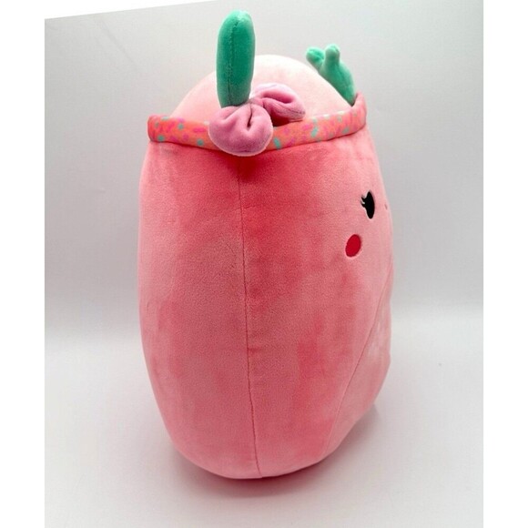 Squishmallow BARBARA the Pink Easter PEEPS DRINK •VHTF 11”• - Picture 4 of 5